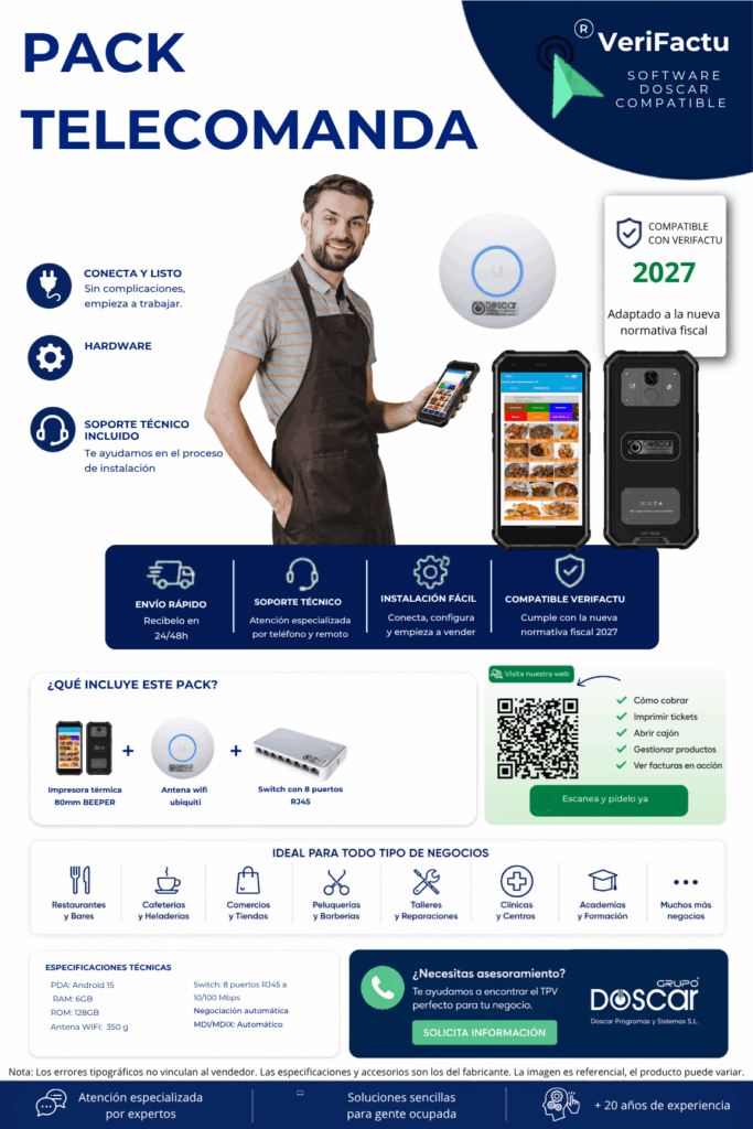 Vista previa de la ficha tecnica de Pack Telecomanda